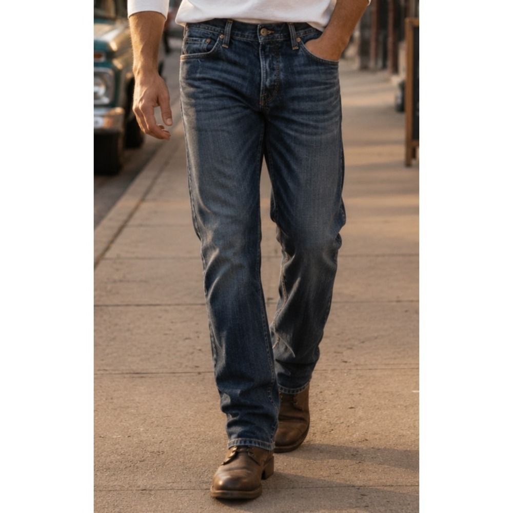 Citizens of Humanity Mens Evans 606 Relaxed Button Fly Jeans Sz 32 Americana USA